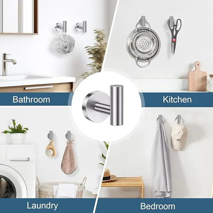 Brushed Nickel Bathroom Hardware Set, 5 Pieces Towel Bar Bathroom Accessories, Upgraded Toilet Paper Holder with Shelf Set, 23.6 Inch Towel Rack Towel Holder for Bathroom Wall - ModernBath