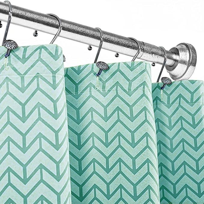 Umimile Shower Curtain Rod, 1 Inch Diameter Adjustable Spring Tension Curtain Rod, 304 Stainless Steel Shower Rod for Bathroom, Windows, Never Rust Non-Slip (Stainless Steel, 42-70”) - ModernBath