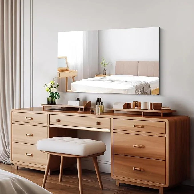 CILIBER Frameless Mirror, 24x40 Inch Rectangle Bathroom Mirrors for Wall, Upgraded Shatterproof Large Vanity Mirror Over Sink with Polished Edge for Bathroom, Bedroom, Living Room and Entryway - ModernBath