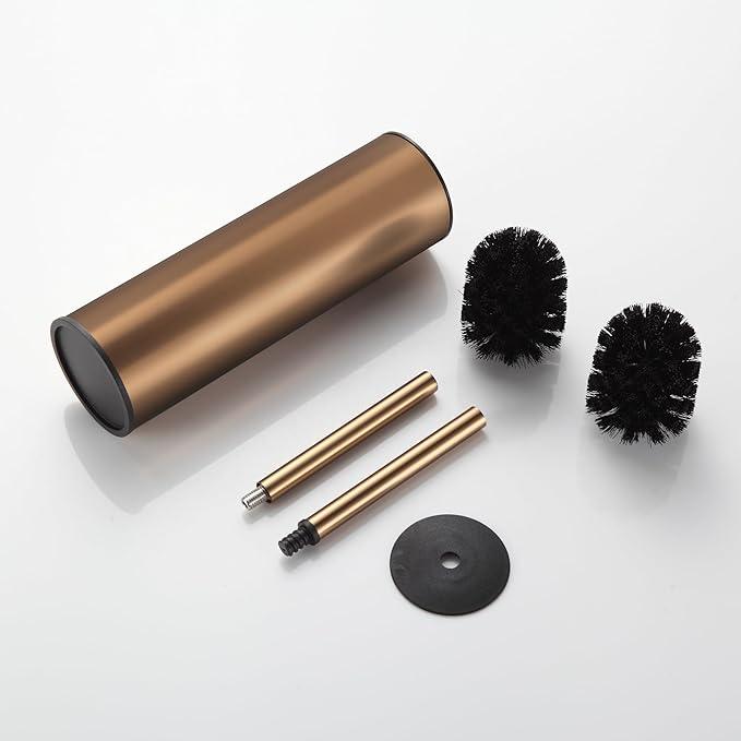 BGL Rose Gold Toilet Brush and Holder,Stainless Steel Toilet Brushes for Bathroom with Holder - ModernBath