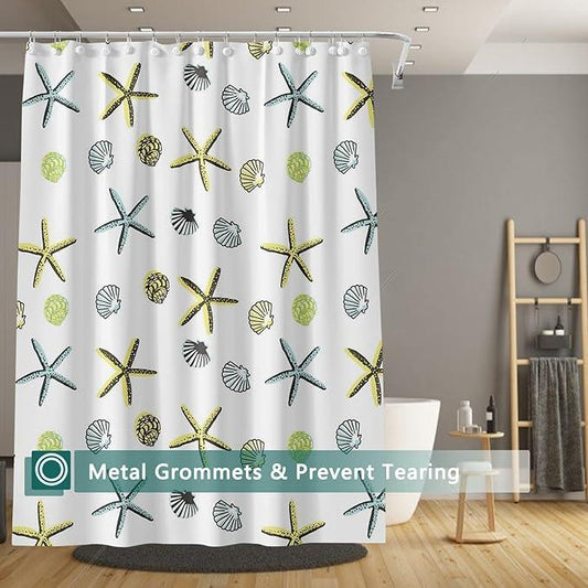 LQFMEHOT Shower Curtain Liner, 5G Shower Liners with 12 Rustproof Metal Grommets and Weighted Magnets, Waterproof Duty Shower Curtains for Shower Bathroom 72 x 72 - ModernBath