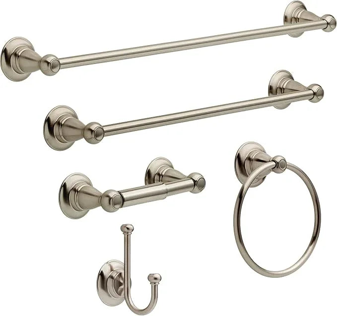 Delta Faucet Porter Toilet Paper Holder, SpotShield Brushed Nickel , Bathroom Accessories, PTR50-BN - ModernBath