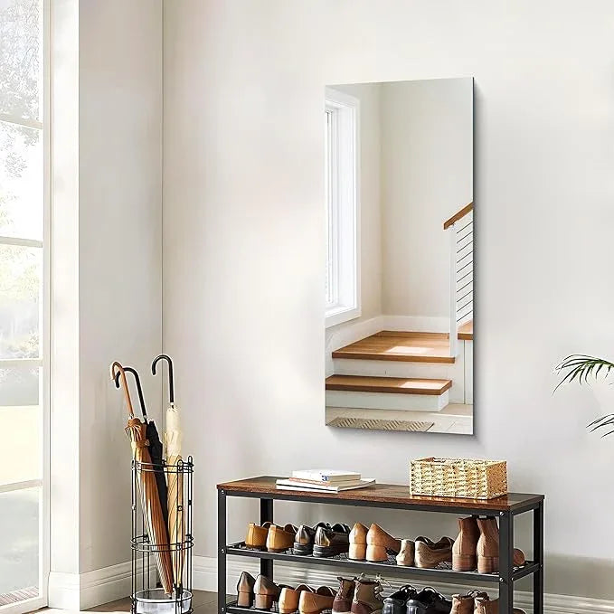 CILIBER Frameless Mirror, 20x48 Inch Bathroom Mirrors for Wall, Rectangle Bathroom Vanity Mirrors with Polished Edge, Hangs Horizontally or Vertically for Bathroom, Bedroom and Living Room - ModernBath