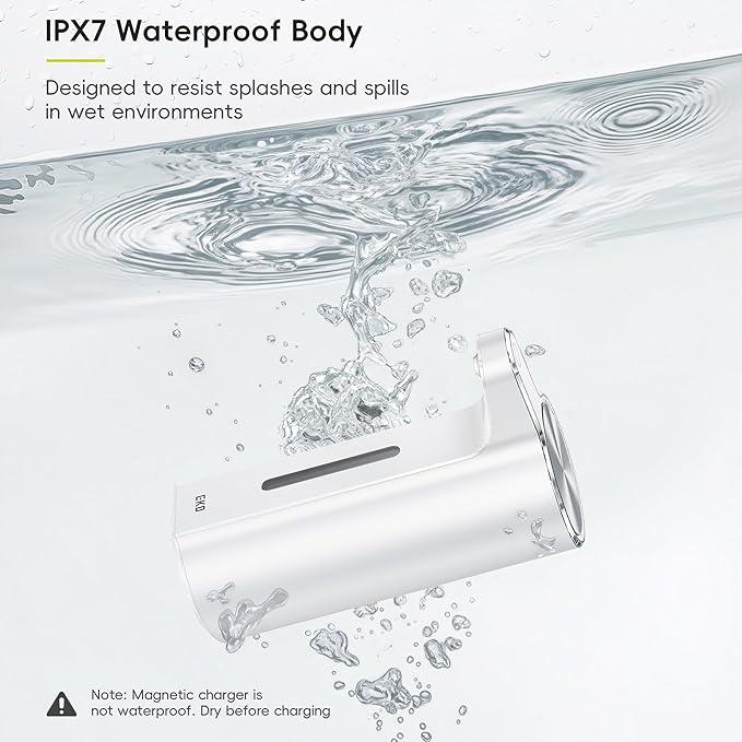 EKO Aroma Pro 13.5 fl oz Touchless Automatic Liquid Soap Dispenser, Rechargeable Electric Hand & Dish Soap Dispenser for Bathroom and Kitchen, IPX7 Waterproof, Adjustable Volume Control (White) - ModernBath