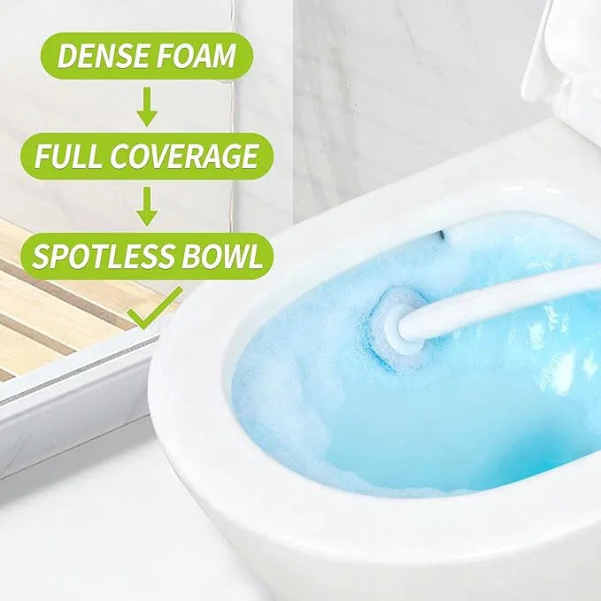 Toilet Bowl Cleaner Wand Refills Compatible with CLOROX, 63 Count Disposable Toilet Brush Refills, Replacement Heads for Toilet Cleaning System - ModernBath