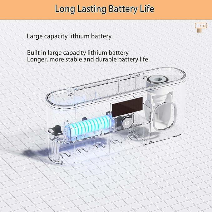 Toothbrush Holders for Bathrooms, Toothbrush Sanitizer Holder for Kids and Adult, Electric Toothbrush Holders Wall Mounted with Toothpaste Dispenser - ModernBath