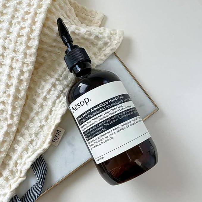 Aesop Resurrection Aromatique Hand Wash Refill | Gentle Cleanser with Orange, Rosemary and Lavender Oils | 500mL / 16.9 oz (Pack of 3) - ModernBath