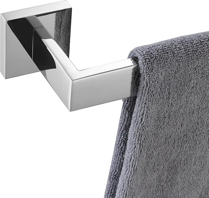 KOKOSIRI 36-Inch Single Towel Bar, Bathroom Kitchen Towel Holder, Wall Mounted SUS304 Stainless Steel Towel Rack, Polished Chrome, B4003CH-L36 - ModernBath