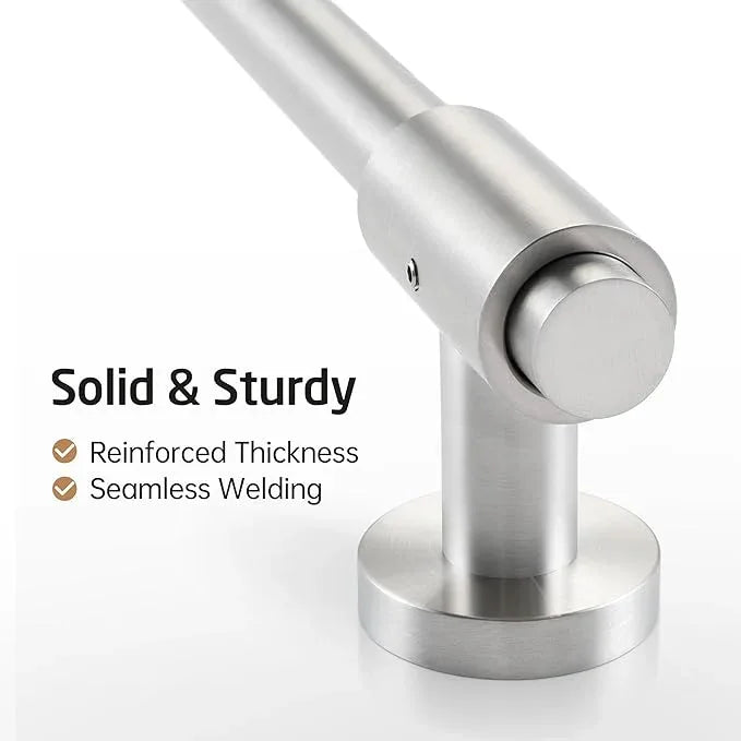 KES Bathroom Shower Slide Bar 40-Inch with Adjustable Handheld Shower Head Holder for Bathroom Wall Mounted SUS 304 Stainless Steel Brushed Finish, F209S100DG-BS - ModernBath