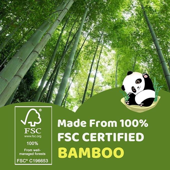 QingYa Bamboo Toilet Paper, 4-Ply, 18 Rolls of Septic Safe Organic Bath Tissues, Sustainable and Tree Free, Soft, Strong, Earth-Friendly, Chemical Free PFAS Free, BPA Free - FSC Certified (white) - ModernBath
