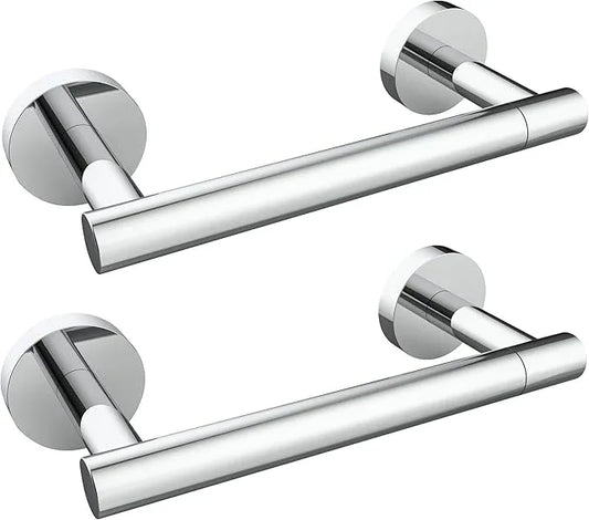 Toilet Paper Holder Chrome SUS304 Stainless Steel Double Post Pivoting Polish Chrome Toilet Paper Roll Holder Wall Mounted Toilet Tissue Holder for Commercial Bathroom RV, Polished, 2 Pack - ModernBath