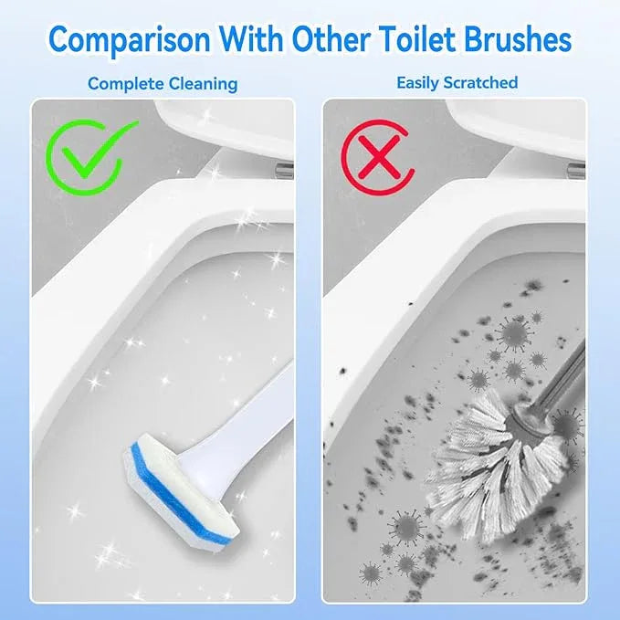 Aimery 100 Counts Blue Disposable Toilet Bowl Cleaning Wand Refills Compatible With Clorox(100,Blue) - ModernBath