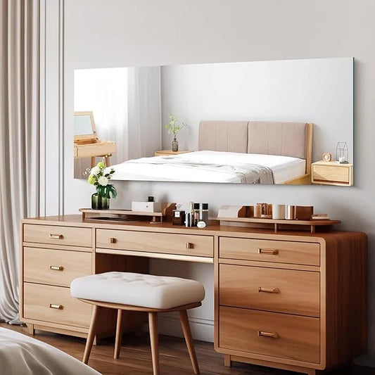 CILIBER Frameless Mirror, 24x60 Inch Large Bathroom Mirrors for Wall, Upgraded Shatterproof Rectangle Vanity Mirror Over Sink with Polished Edge for Bathroom,Bedroom,Living Room and Entryway - ModernBath