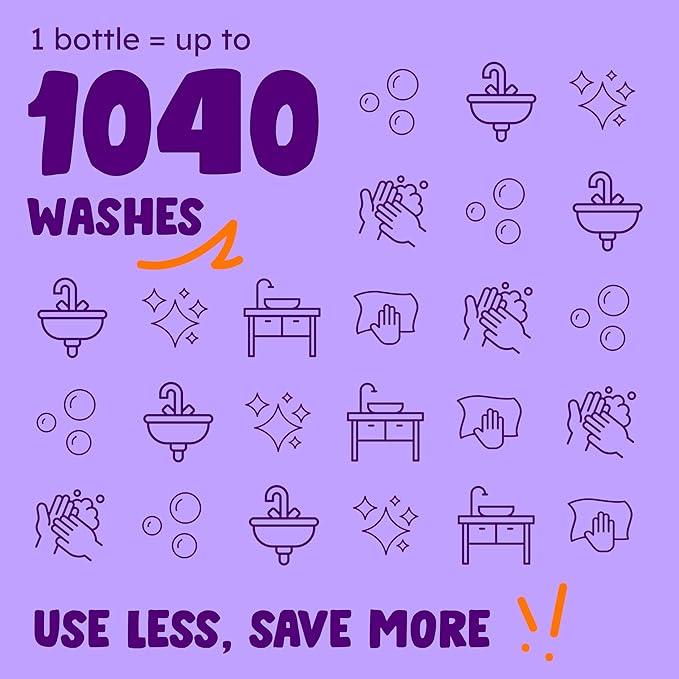 Originally Yellow Plant-Based Hand Soap All Natural Infused with Organic Lavender | Gentle Natural Hand Soap | Pet & Baby-Safe Soap (64 Fl Oz (1 Pack), Lavender) - ModernBath