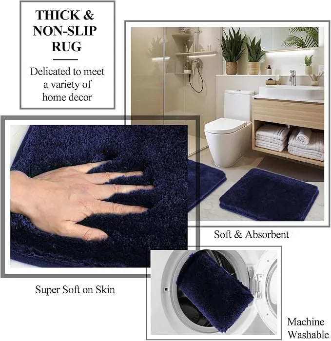 21 Pcs Bathroom Accessory Set with Waterproof Shower Curtain and Non Slip Mat,Resin Bath Set with Toothbrush Holder and Lotion Soap Dispenser,Bathroom Countertop Organizer Set for Home Apartment - ModernBath