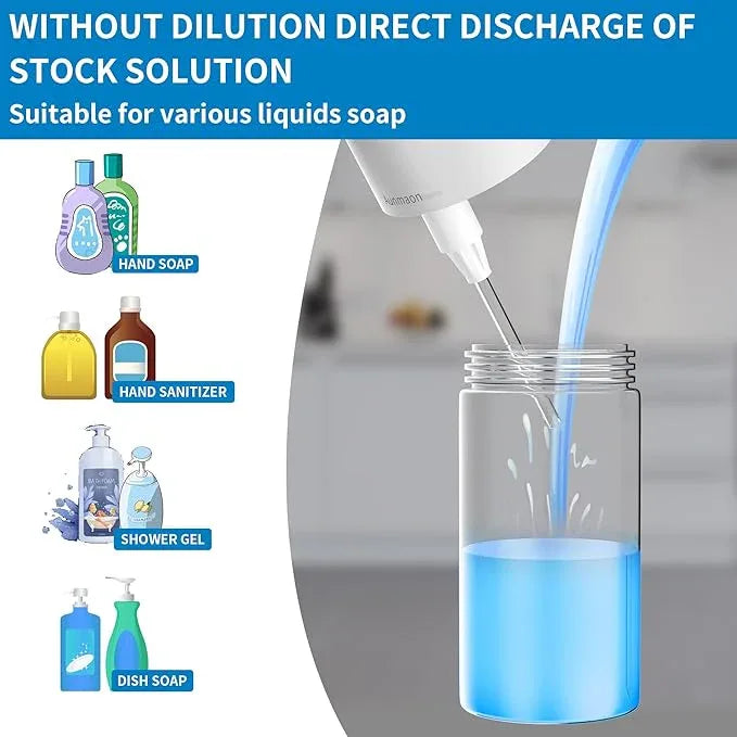 Automatic Soap Dispenser Touchless,Simple Physical Adjustment,Low Battery Consumption Dish Soap Dispenser Kitchen Bathroom - ModernBath