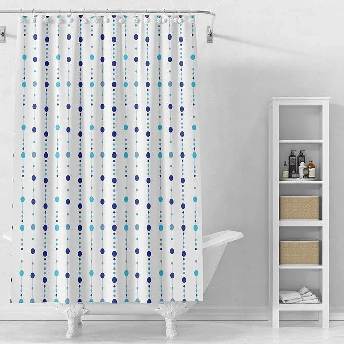 TIKABC Shower Curtain Liner, 4G PEVA Shower Liner, Plastic Waterproof Shower Curtains, 72x72 inch with Grommet Holes 3 Magnetic Weights - ModernBath
