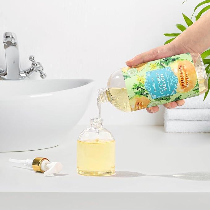 ROMIIE ZOI Liquid Hand Soap Refill, Cucumber&melon, Gentle & Moisturizing Formula, 750 ML/ 26 FL OZ - ModernBath