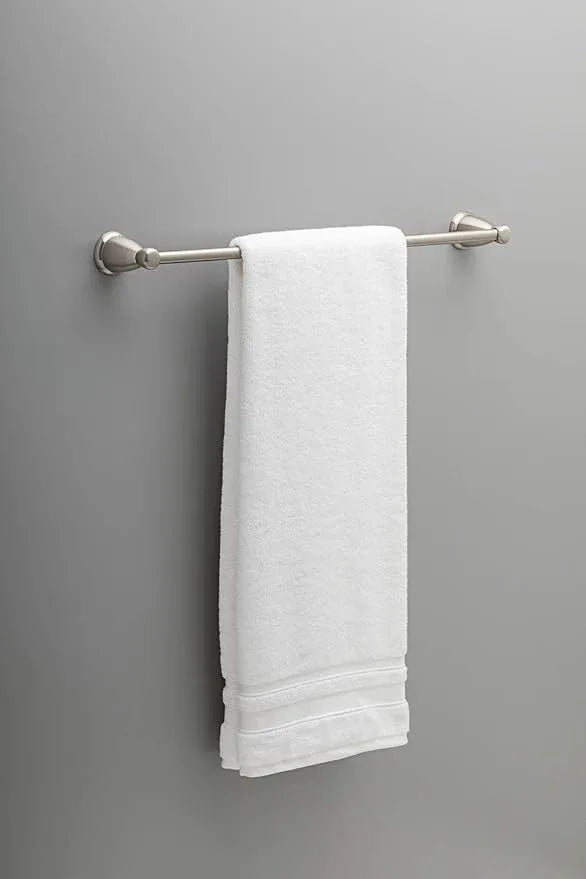 Franklin Brass Kinla 3-Piece Bathroom Set Satin Nickel 24" Towel Bar Rack, Toilet Paper Holder, Ring 3-Piece Hardware KIN3PC-SN - ModernBath