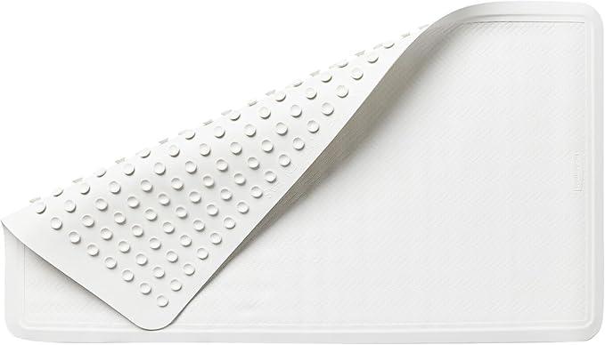 Rubbermaid Commercial Products Safti-Grip Bath Mat, Large, White, Suction-Backed, for Commercial/Residential Use for Home/Hotel/Shower/Bathtub - ModernBath