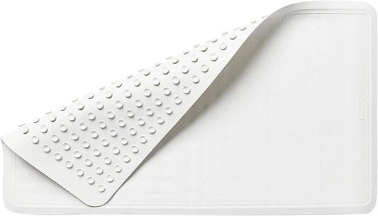 Rubbermaid Commercial Products Safti-Grip Bath Mat, Large, White, Suction-Backed, for Commercial/Residential Use for Home/Hotel/Shower/Bathtub - ModernBath