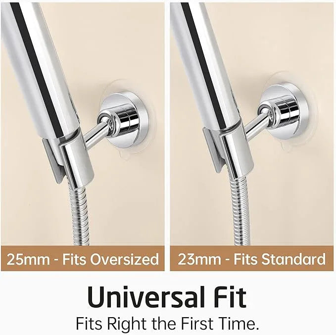 KES Universal Fit Shower Head Holder Adhesive for All Sizes Handheld Shower Head, Adjustable Shower Holder Head Wall Mount, Soild Metal Shower Wand Holder, Chrome C208DF-CH - ModernBath