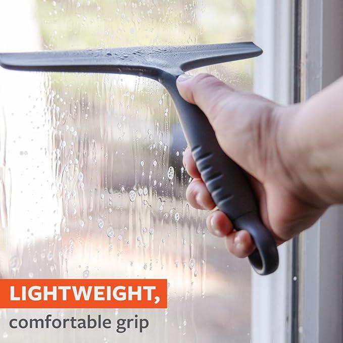 Eco-Friendly Window & Shower Squeegee – Recycled‑Plastic Handle, Rubber Blade for Glass, Tile & Mirror Cleaning - ModernBath