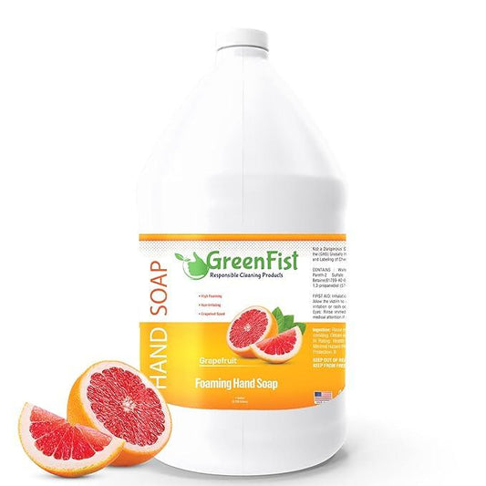 GreenFist Foaming Hand Soap Refills Jug Grapefruit Scent Foam Refill Made in USA, 128 ounce (1 Gallon) - ModernBath