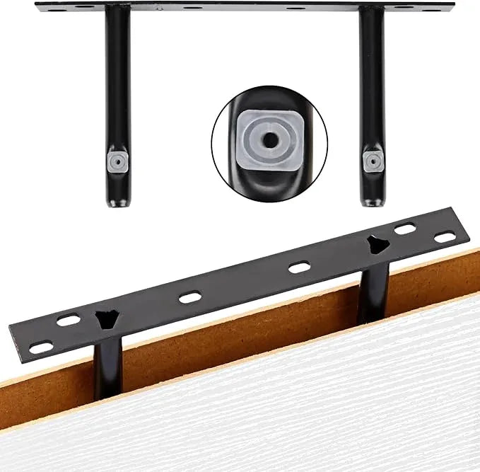 Fixwal 15.8in White Floating Shelves, Set of 6 Wood Shelves, Farmhouse Shelf Wall Decor for Bathroom, Bedroom, Living and Kitchen Room - ModernBath