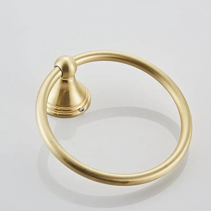 Towel Ring for Bathroom, Brusehd Light Gold Hand Towel Holder 1 Pack, Bathroom Accessories and Towel Racks for Bathroom Wall Mount - ModernBath