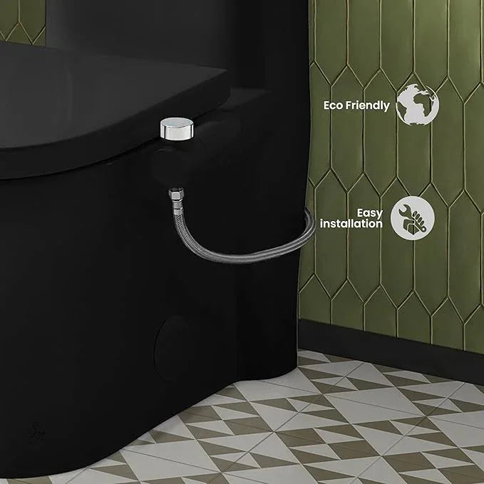 Swiss Madison Aqua Non-Electric Bidet Toilet Attachment in Matte Black - ModernBath