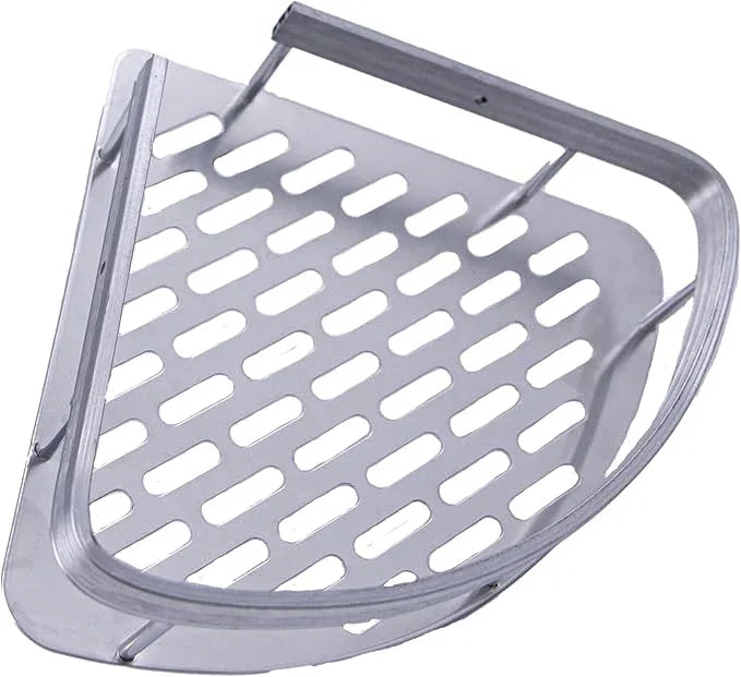 Cadella USA | Corner Shower Shelves | 2-Pack | No Drill Self-Adhesive | Silver Bathroom Organizer - ModernBath