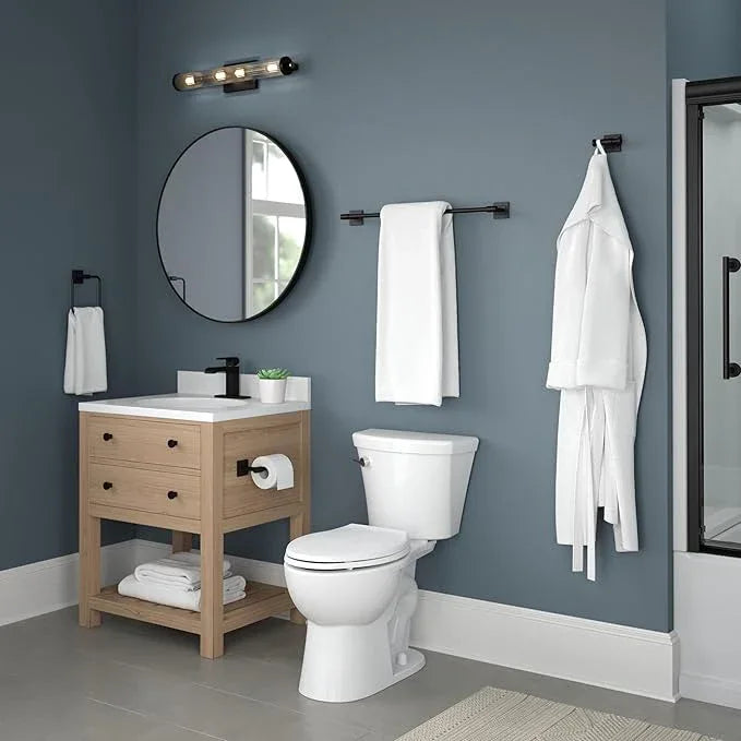Delta Faucet McLaren (1-Pack) Towel/Robe Hook for Bathroom, Matte Black, Wall Mounted MCL35-MB - ModernBath
