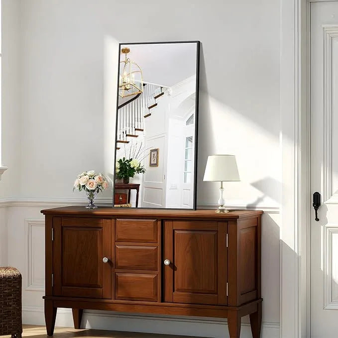 KOCUUY Black Bathroom Mirror, 20x40 Inch Rectangle Mirror for Over Sink, Modern Decorative Wall Mirror for Bedroom Living Room Bathroom, Hang Horizontal/Vertical - ModernBath