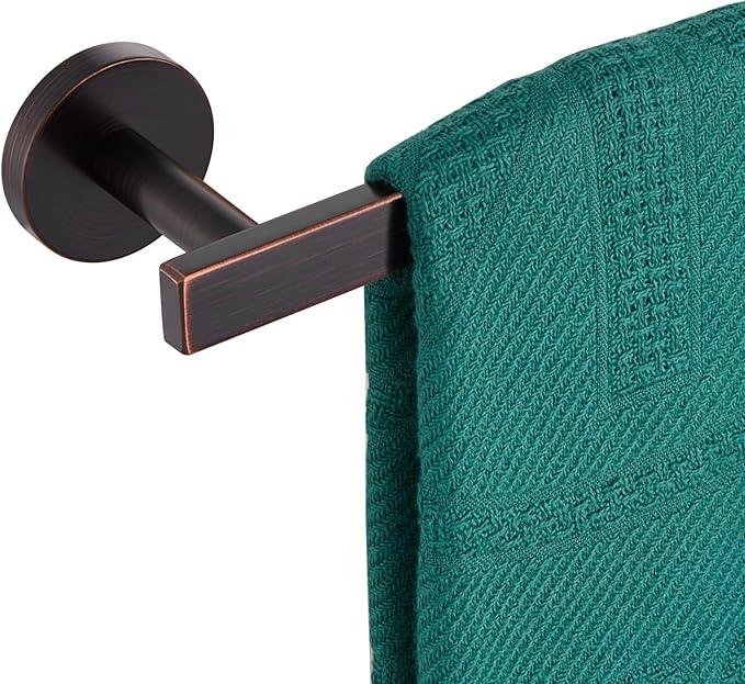 12 Inch Bathroom Towel Bar Bath Towel Rack Kitchen Towel Holder Towel Ring Wall Mounted SUS304 Stainless Steel Oil Rubbed Bronze AN4001ORB-L12 - ModernBath