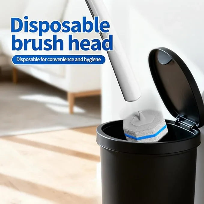30 Count Disposable Toilet Brush Heads, Toilet Bowl Wand Refills for Toilet Cleaning, toilet scrubber refill，disposable toilet brush headrefills，Toilet Cleaning Sponges Heads for Bathtub, Floor, Drain - ModernBath