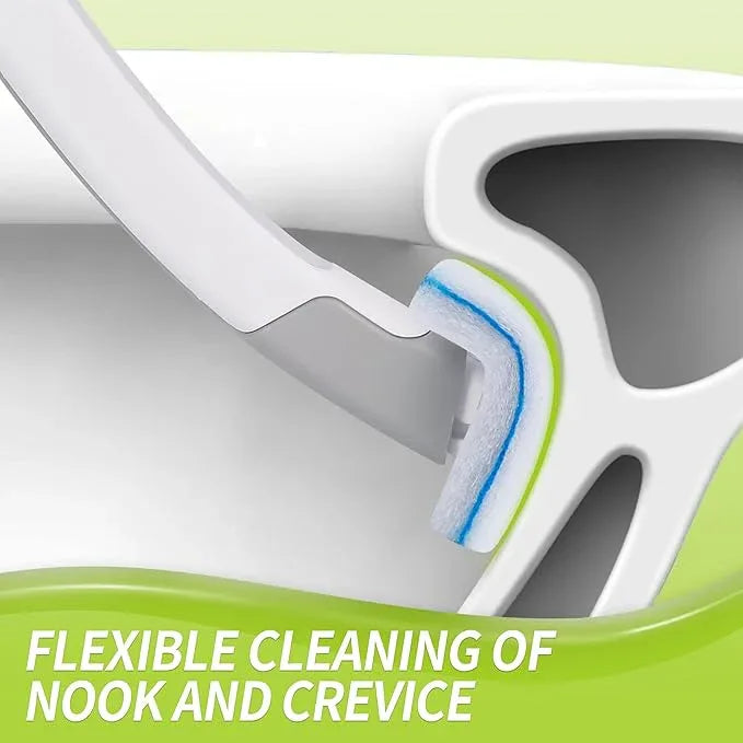 IVYROLL Toilet Bowl Cleaner Wand Refills Compatible with CLOROX, 21 Count Disposable Toilet Brush Refills, Replacement Heads for Toilet Cleaning System - ModernBath