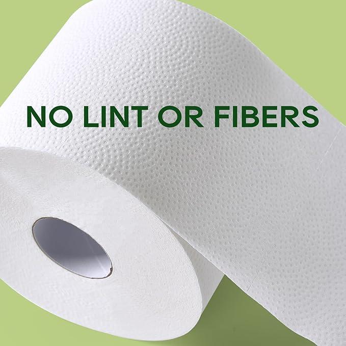 ECOLipak Bamboo Toilet Paper, Septic Safe Toilet Tissue, 9 Mega Rolls, 600 Sheets Per Roll, Tree Free, Non Toxic, 2 Ply, Soft and Absorbent, Eco Friendly Dye-Free Paper - ModernBath