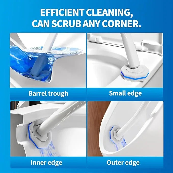 100pc Bulk Toilet Wand Refills - Disposable Toilet Brush Replacement Heads, Pack for Household Cleaning Bathroom cleaners Compatible Heads,washroom mats Brush Cleaning System,Clean Refill Pads. - ModernBath