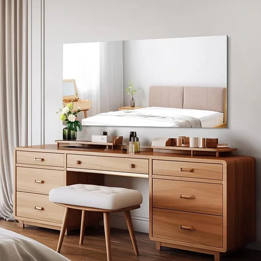 CILIBER Frameless Mirror, 24x48 Inch Large Bathroom Mirrors for Wall Over Sink, Upgraded Shatterproof Vanity Mirror with Polished Edge for Bathroom,Bedroom,Living Room and Entryway - ModernBath