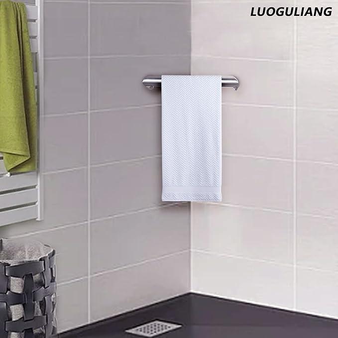 LUOGULIANG Shower Foot Rest for Shaving Legs, Wall Mounted Shower Foot Ledge, Antislip Stainless Steel Bar Foot Ledge for Bathroom, Brushed Nickel - ModernBath