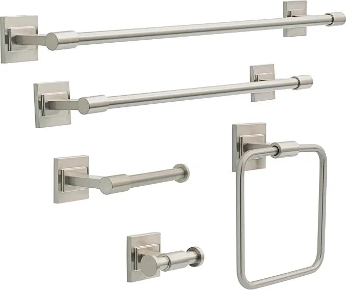 Delta Faucet McLaren (1-Pack) Towel/Robe Hook for Bathroom, SpotShield Brushed Nickel, Wall Mounted MCL35-BN - ModernBath