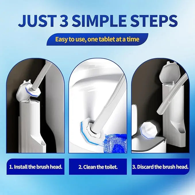 60PCS Toilet Wand Refills Compatible with Clorox Toilet Wand. Disposable Toilet Brush Refills. Bathroom Cleaning. Disposable Toilet Bowl. High-Density Disposable Toilet Brush Scrubber - ModernBath