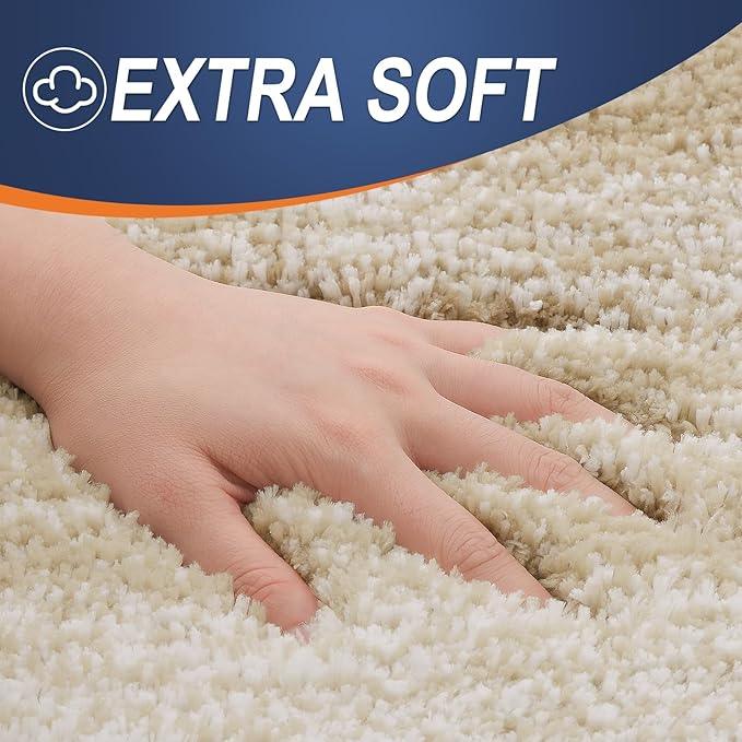 OLANLY Bathroom Rugs Mat 30x20, Extra Soft Absorbent Microfiber Bath Rugs, Rubber Backing, Quick Dry, Machine Washable Bath Mats for Bathroom Floor, Tub and Shower, Home Decor Accessories, Tan - ModernBath