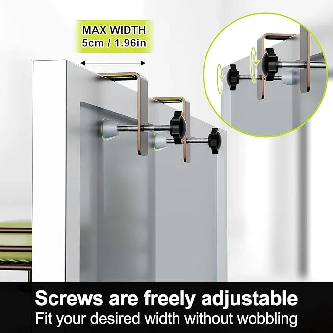 Orimade Over the Door Shower Caddy Adjustable 5 Tier Bronze,Bathroom Hanging Organizer Shelf Rustproof with 4 Hooks,Shower Basket with Soap Holder and Suction Cup - ModernBath