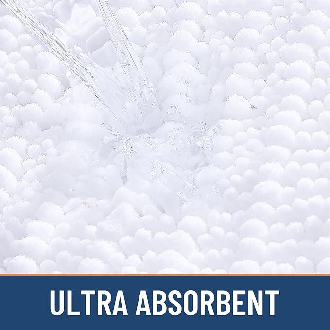 Smiry Bathroom Rugs Mat 48x32, Extra Soft Absorbent Chenille Bath Rugs, Non Slip Rubber Backing Machine Washable Quick Dry Bath Mats for Bathroom Floor, Tub, Shower, Home Decor Accessories, White - ModernBath