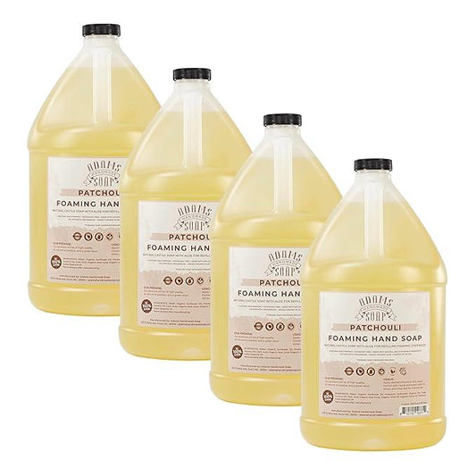 Adams Handmade Soap Liquid Foaming Soap 1 Gal - Patchouli (Pack of 4) - ModernBath