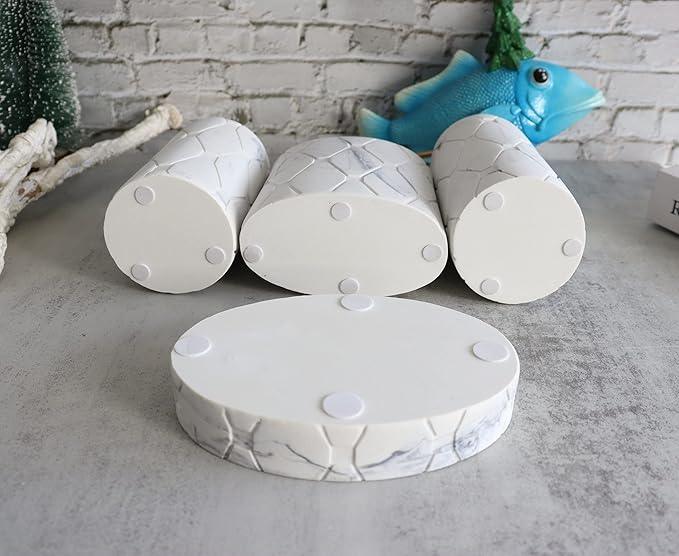 Hymmah Bathroom Accessories Set,Marble Design Toothbrush Holder,Farmhouse Bathroom Decor,4 Pcs Resin Gift Set Apartment Necessities, Contain Toothbrush Cup,Soap Dispenser,Soap Dish,Tumbler - ModernBath