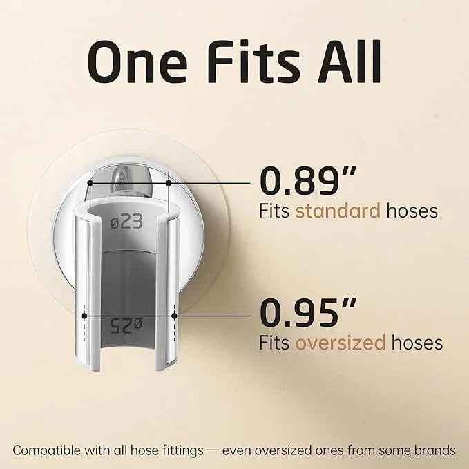 KES Universal Fit Shower Head Holder Adhesive for All Sizes Handheld Shower Head, Adjustable Shower Holder Head Wall Mount, Soild Metal Shower Wand Holder, Chrome C208DF-CH - ModernBath
