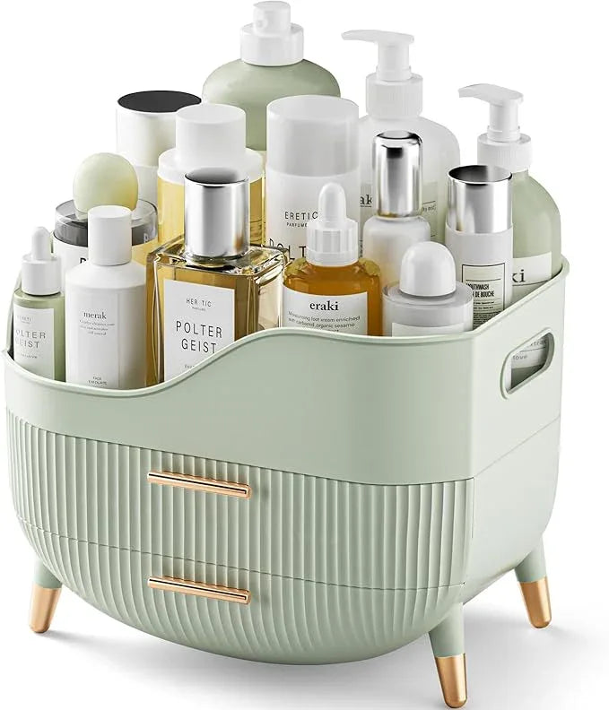 Pajiriona Makeup Organizer with Drawers,Skincare Organizer for Vanity,Storage Box with Handle,Large Cosmetic Display case for Dresser, Bathroom Countertop - ModernBath